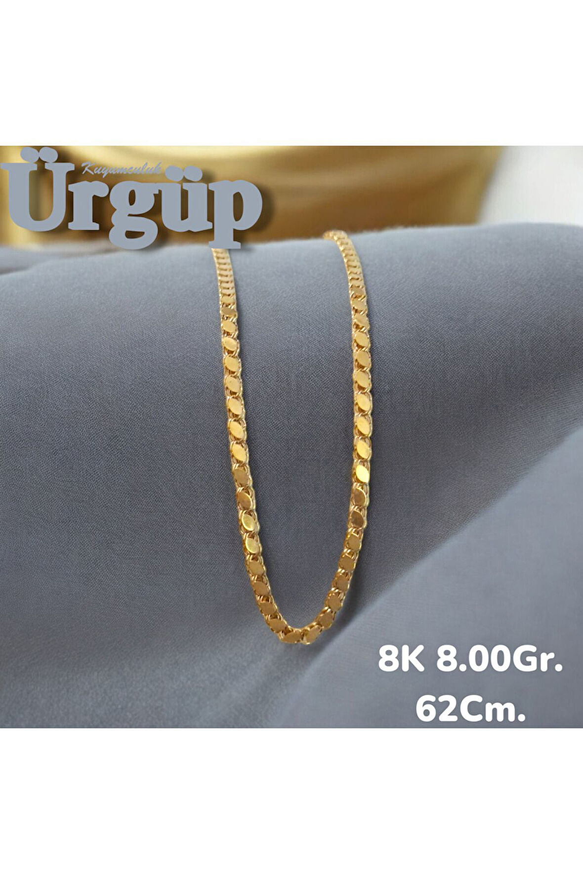 8AYAR 8.00Gram Altın Pullu Zincir