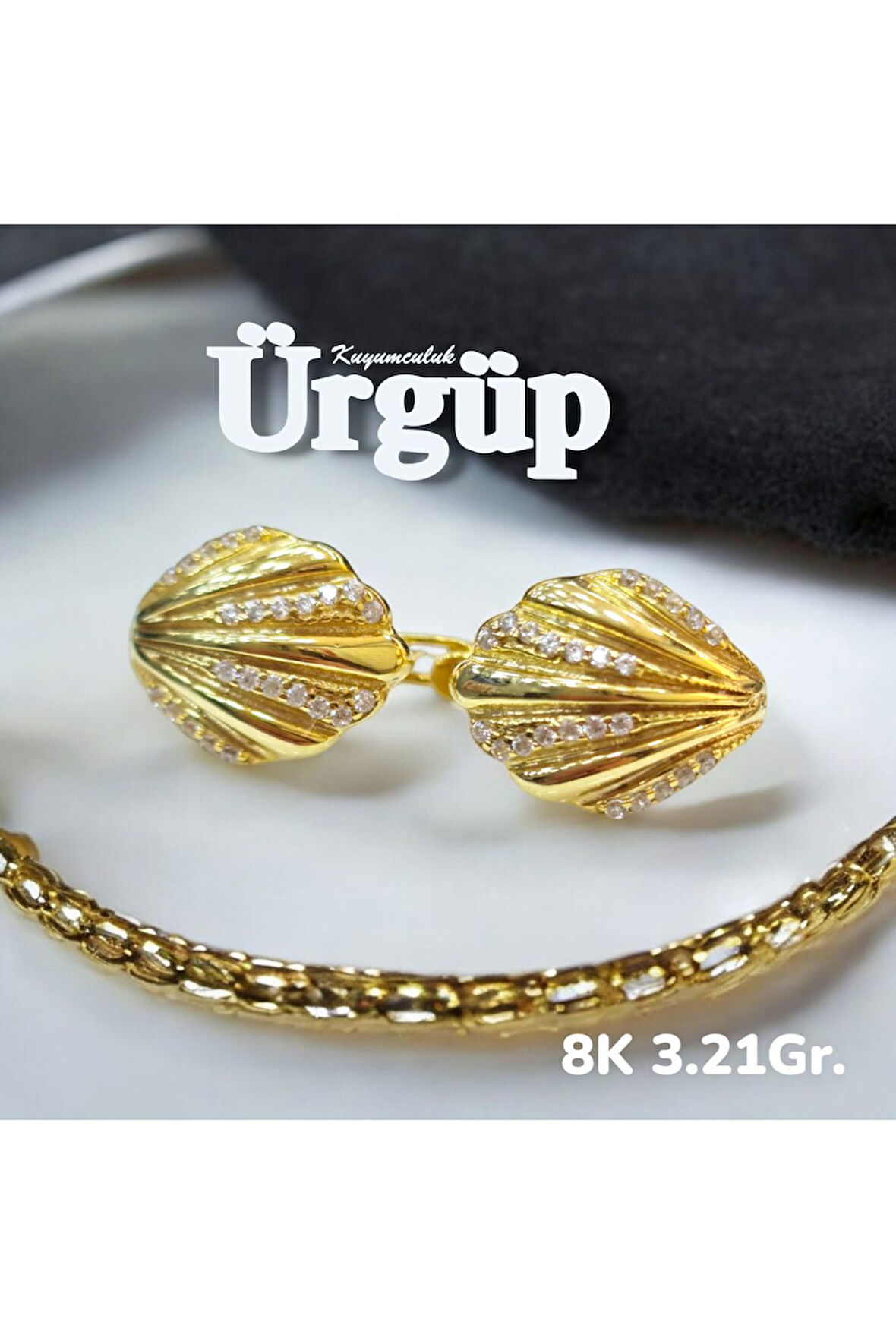 8AYAR 3.21Gram Altın Küpe