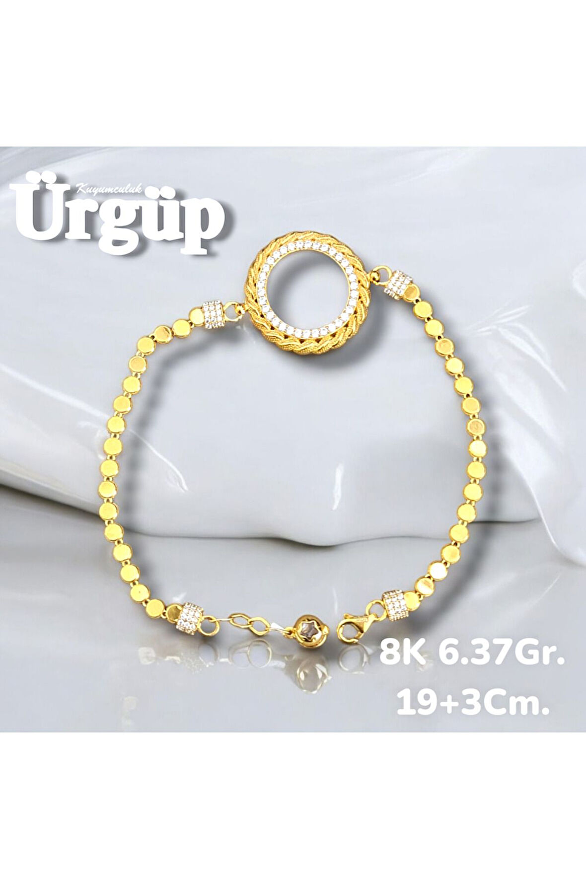 8AYAR 6.37Gram Altın Çeyrek İçin Bileklik