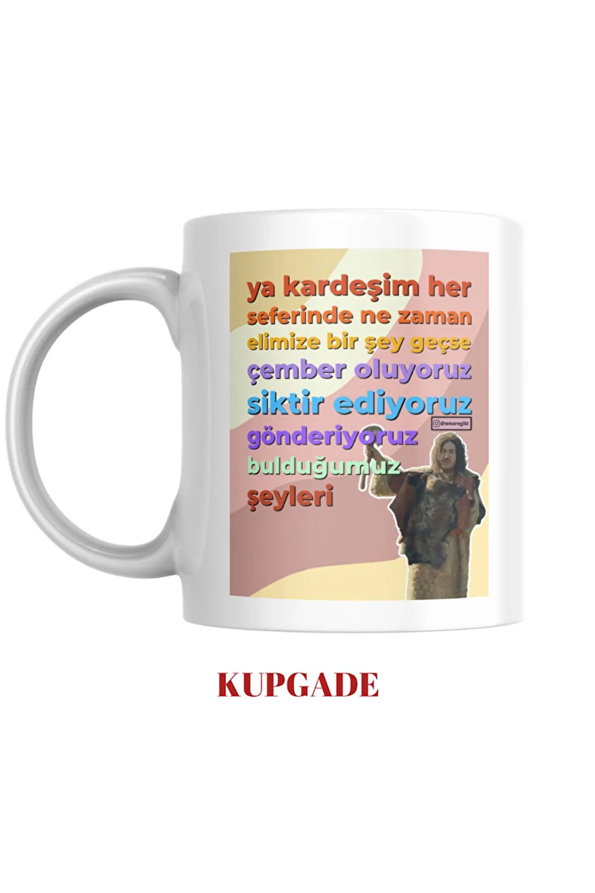 Gibi Dizi Replik Baskılı Kupa