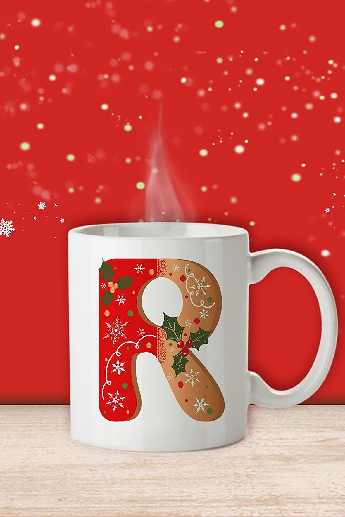 YILBAŞI HARF BASKILI KUPA