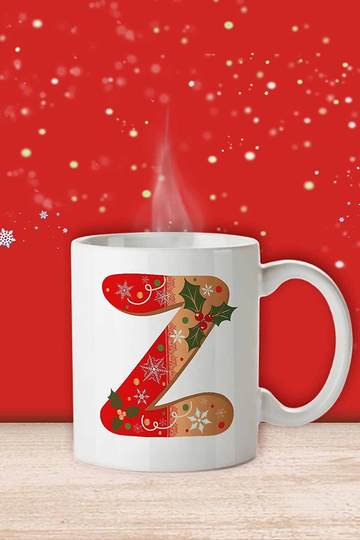 YILBAŞI HARF BASKILI KUPA