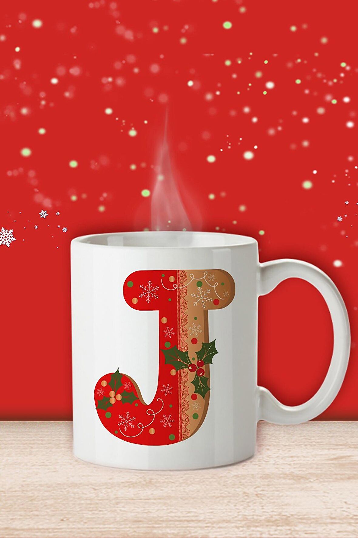 YILBAŞI HARF BASKILI KUPA