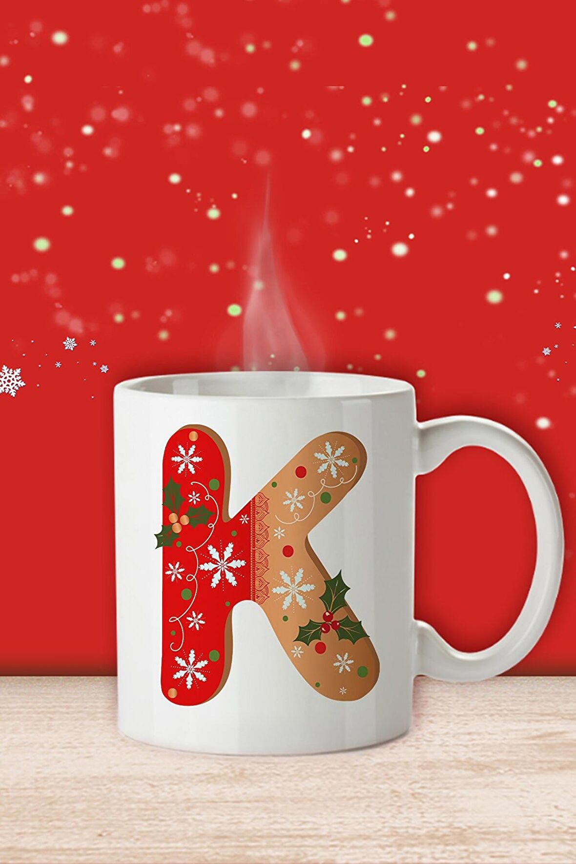 YILBAŞI HARF BASKILI KUPA