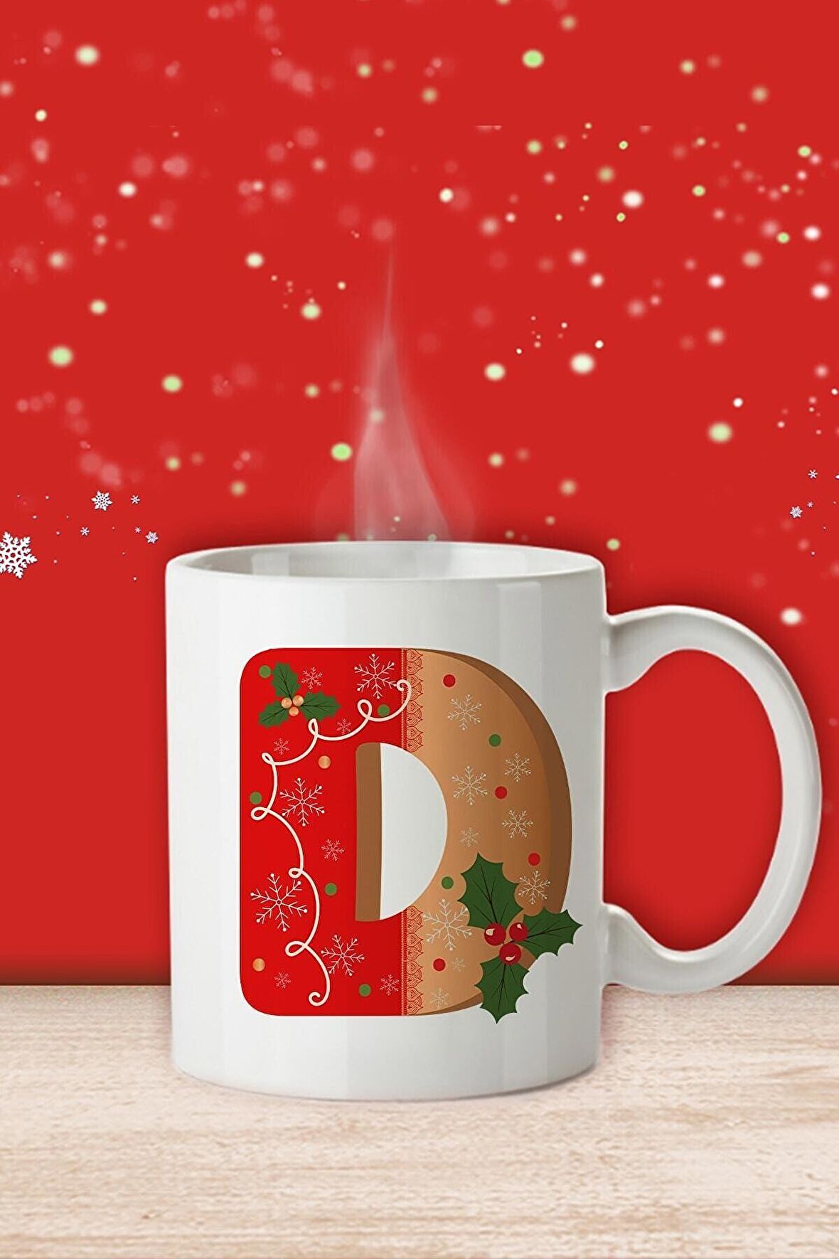 YILBAŞI HARF BASKILI KUPA