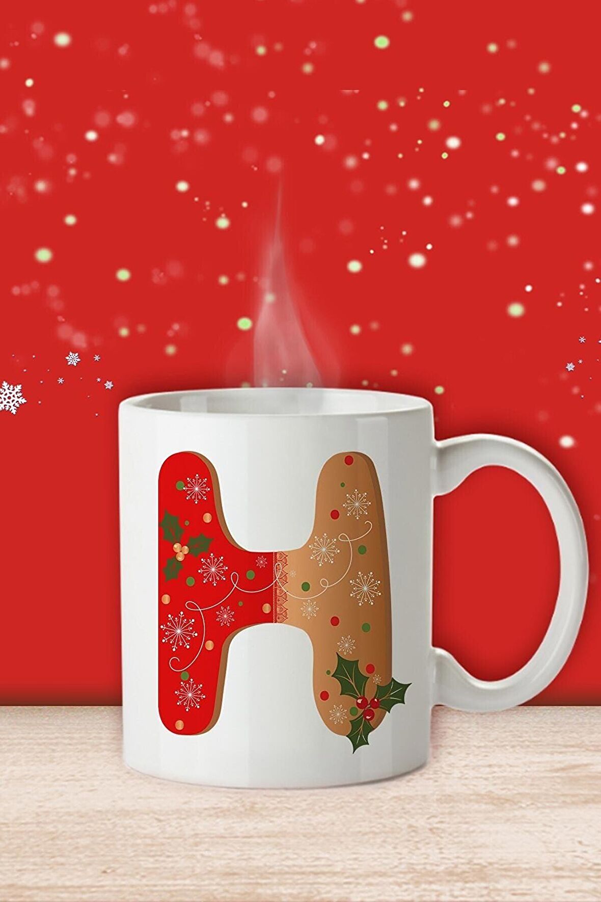 YILBAŞI HARF BASKILI KUPA