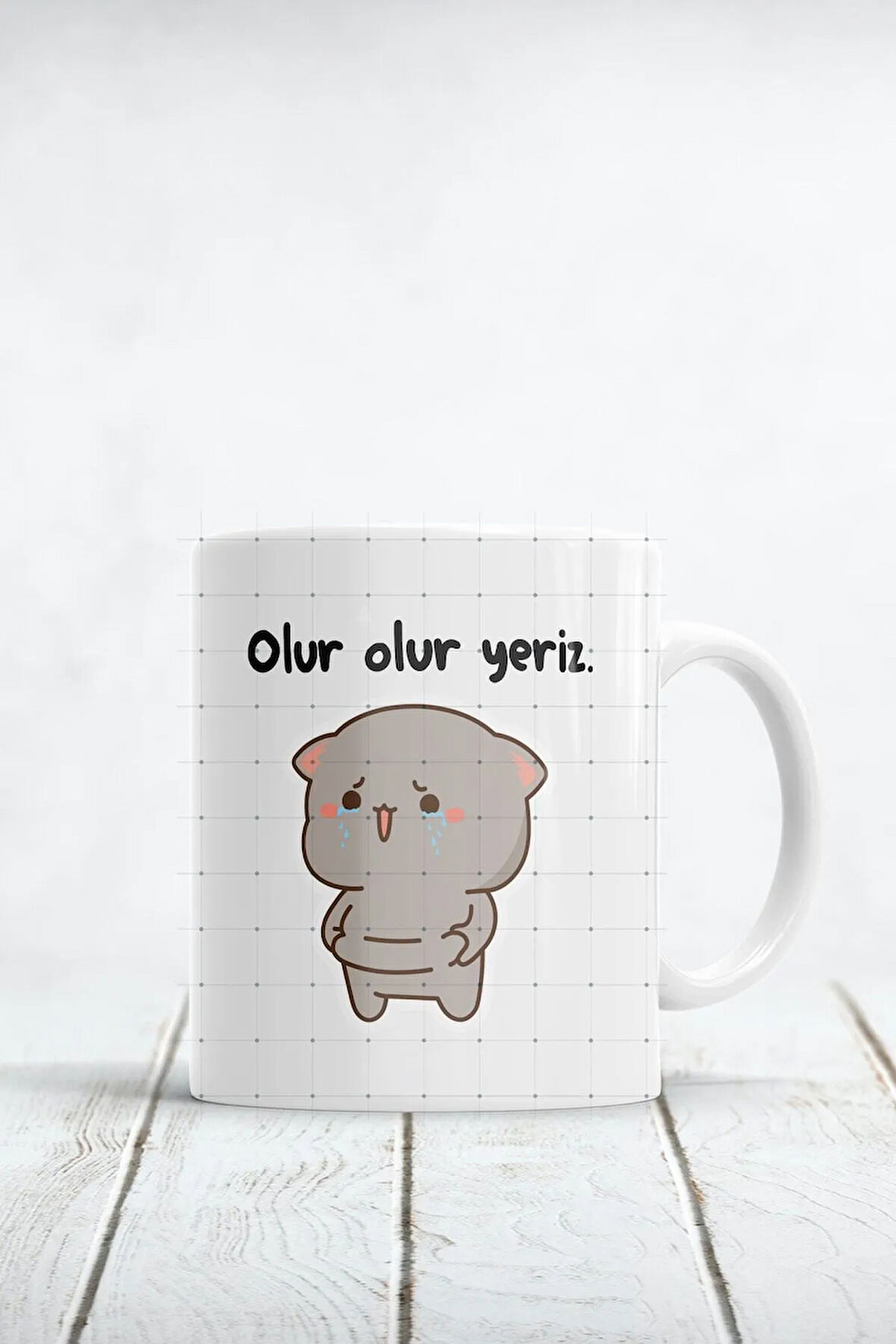 Olur Olur Yeriz Baskılı Kupa Bardak