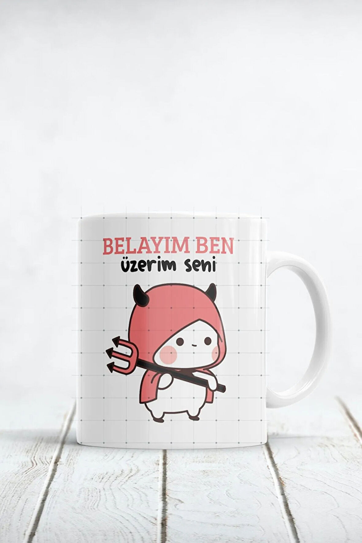 Belayım Ben Üzerim Seni Baskılı Kupa Bardak