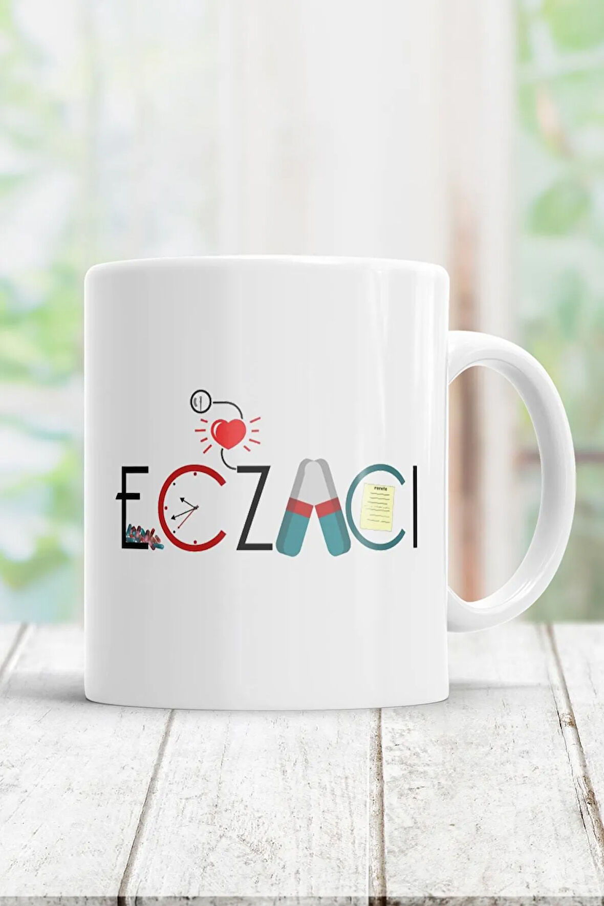 Beyaz Eczacı Kupa Bardak