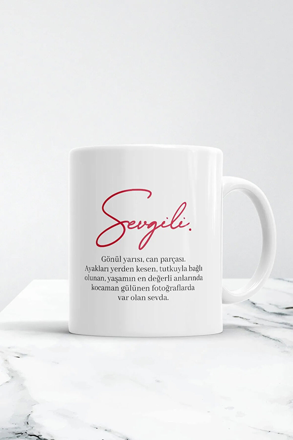 Sevgiliye Özel Kupa Bardak