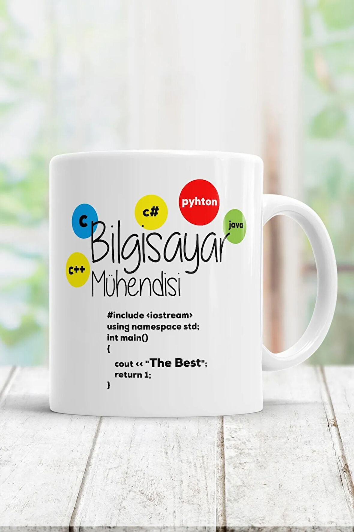 Bilgisayar Mühendisi Kupa Bardak