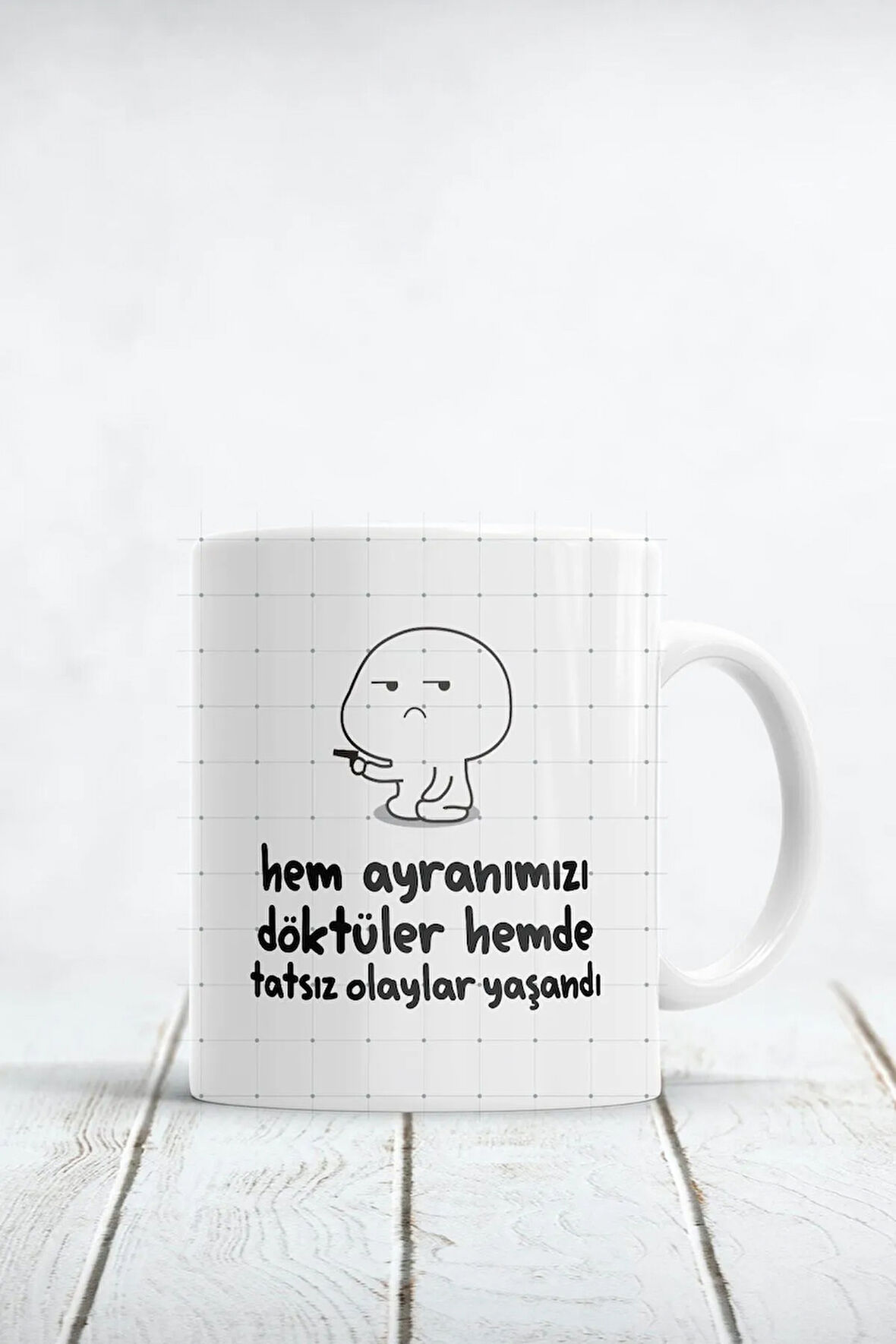 Hem Ayranımızı Döktüler Hemde Tatsız Olaylar Yaşandı Baskılı Kupa Bardak