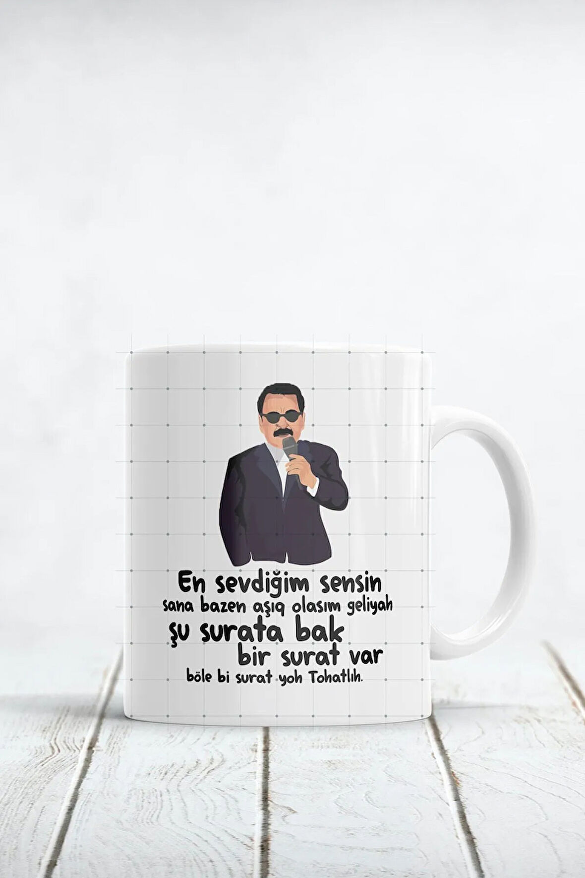 En Sevdiğim Sensin Baskılı Kupa Bardak