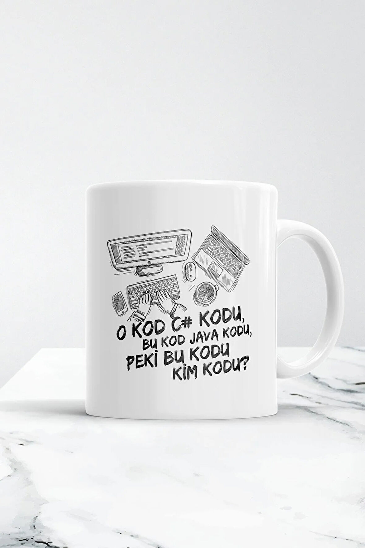 Esprili Yazılımcı Kupa Bardak