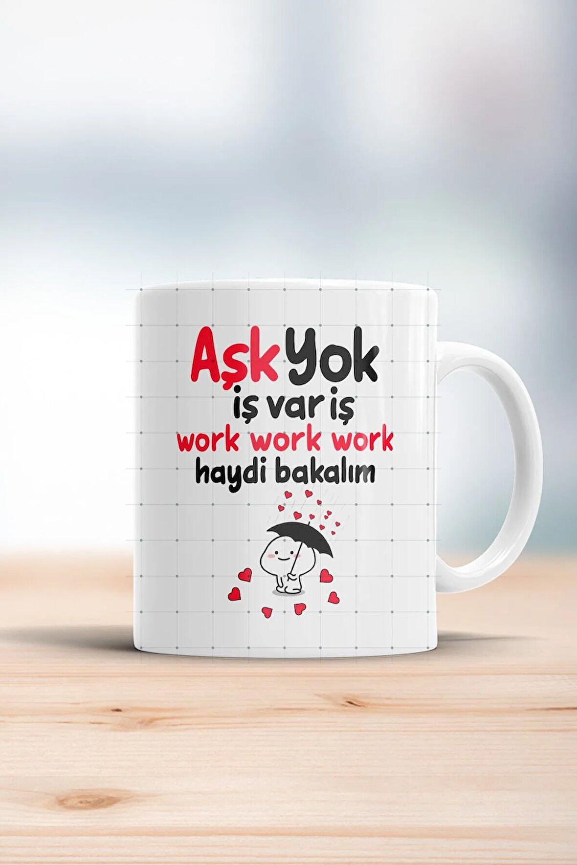 Aşk Yok Iş Var Kupa Bardak
