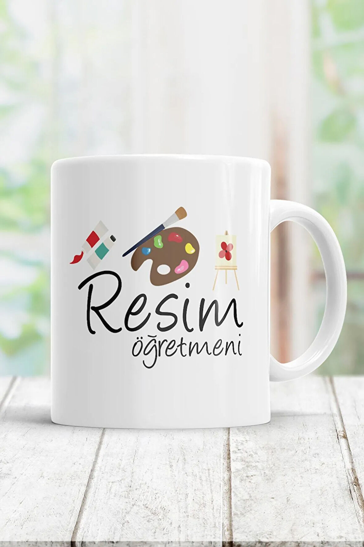 Resim Öğretmeni Kupa Bardak