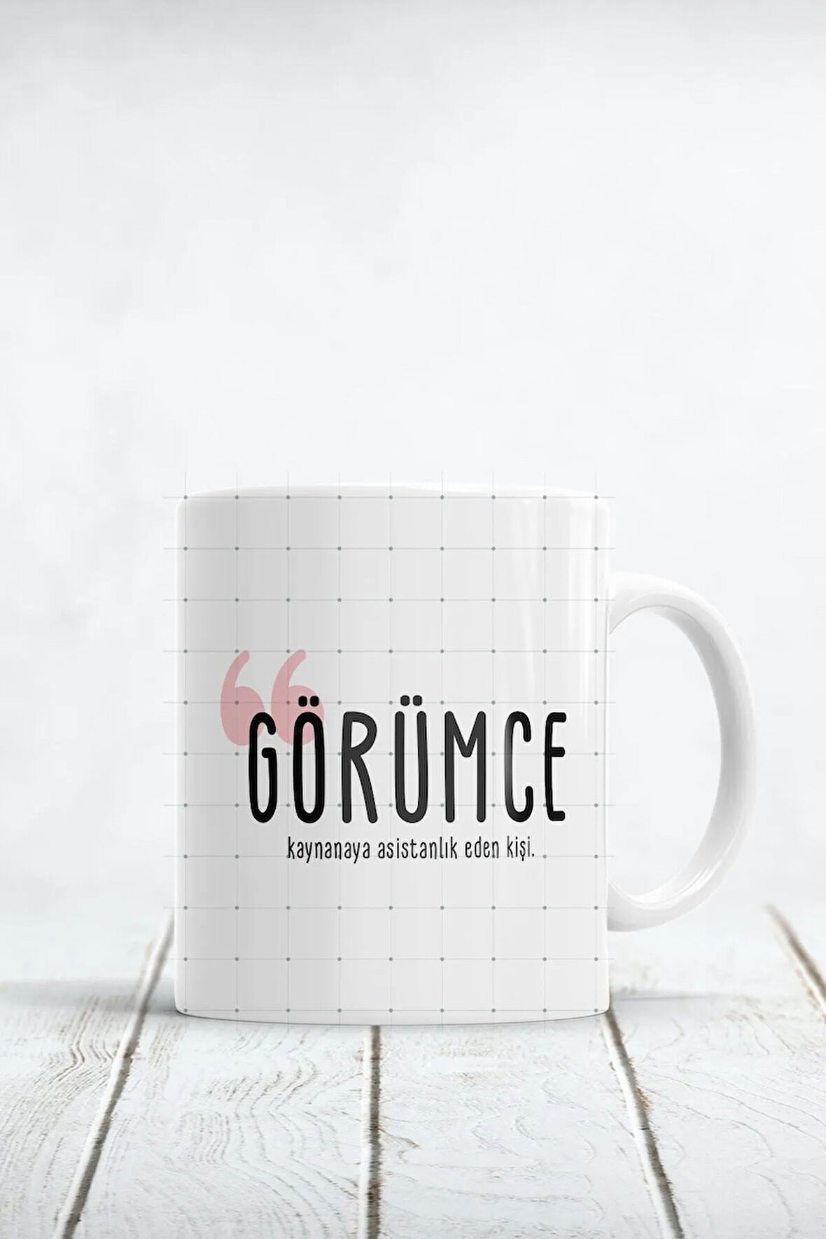 Görümce Baskılı Kupa Bardak