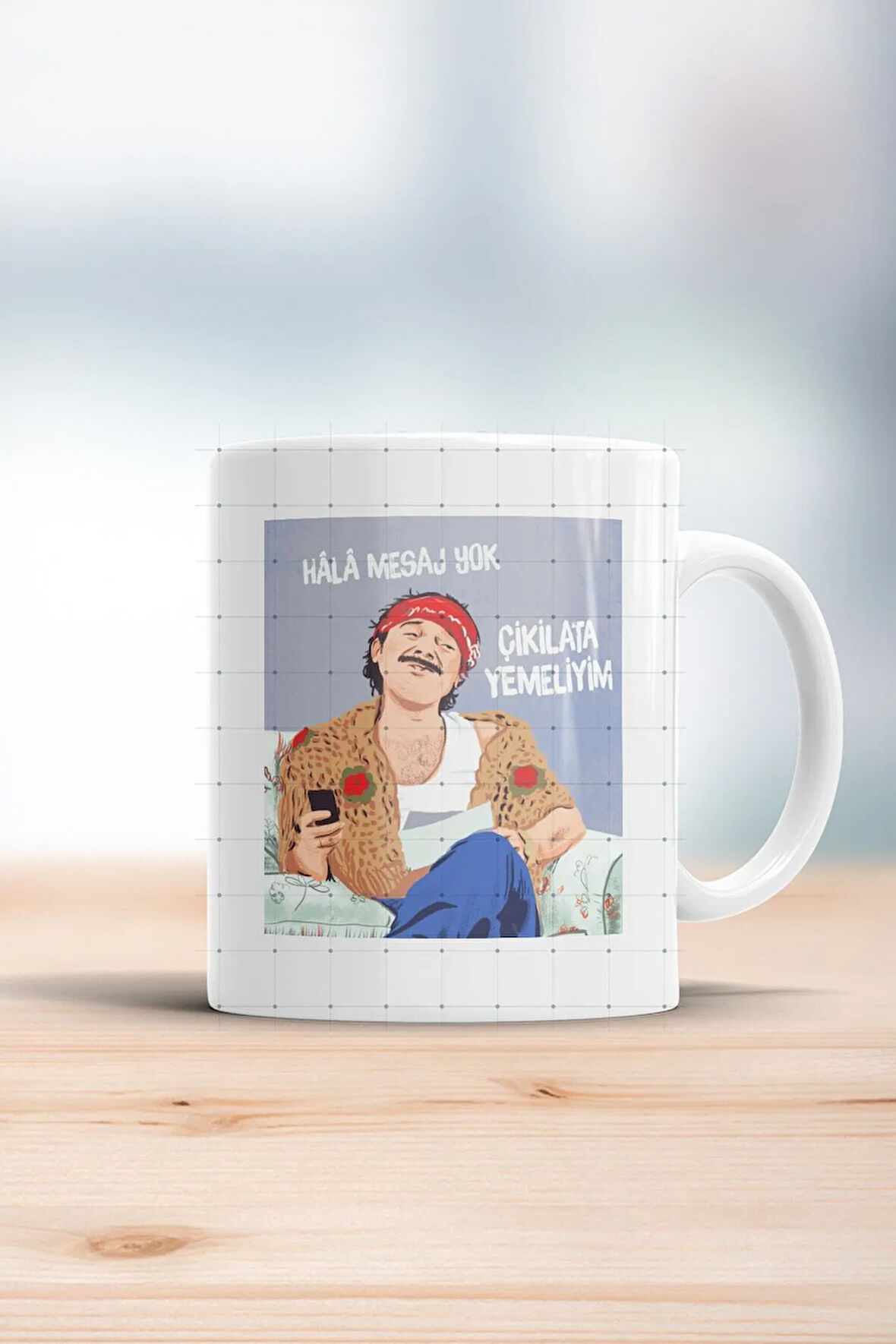 Hala Mesaj Yok Çikilata Yemeliyim Kupa Bardak