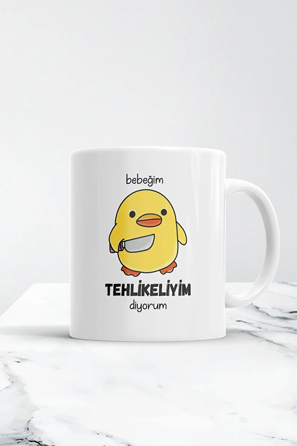 Bebeğim Tehlikeliyim Diyorum Kupa Bardak