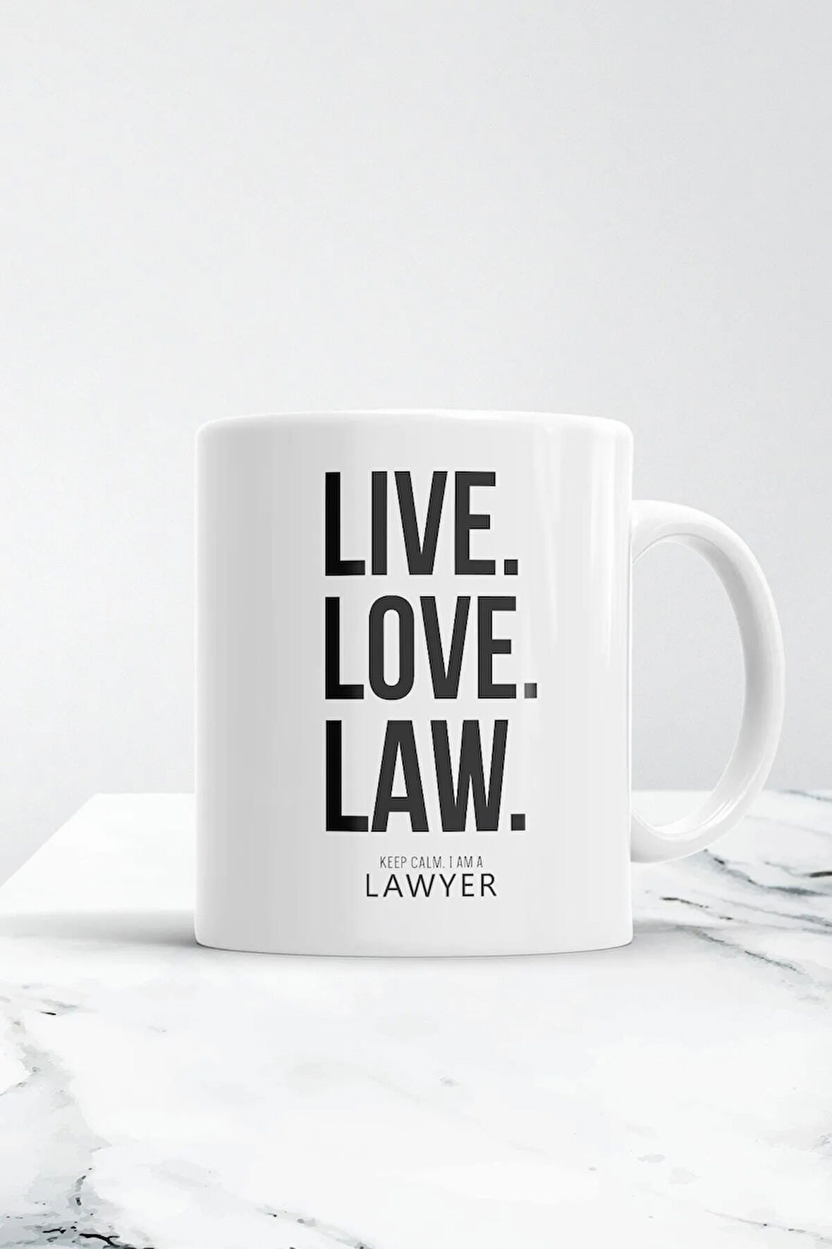 Live Love Law Avukat Kupa Bardak