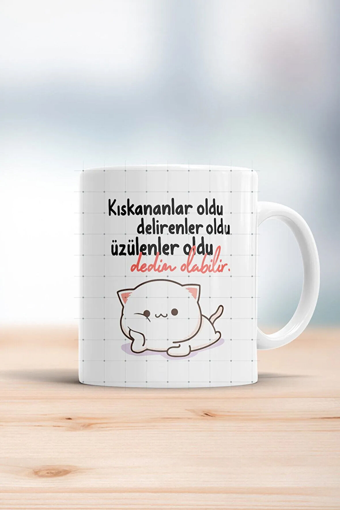 Üzülenler Oldu Dedim Olabilir Kupa Bardak