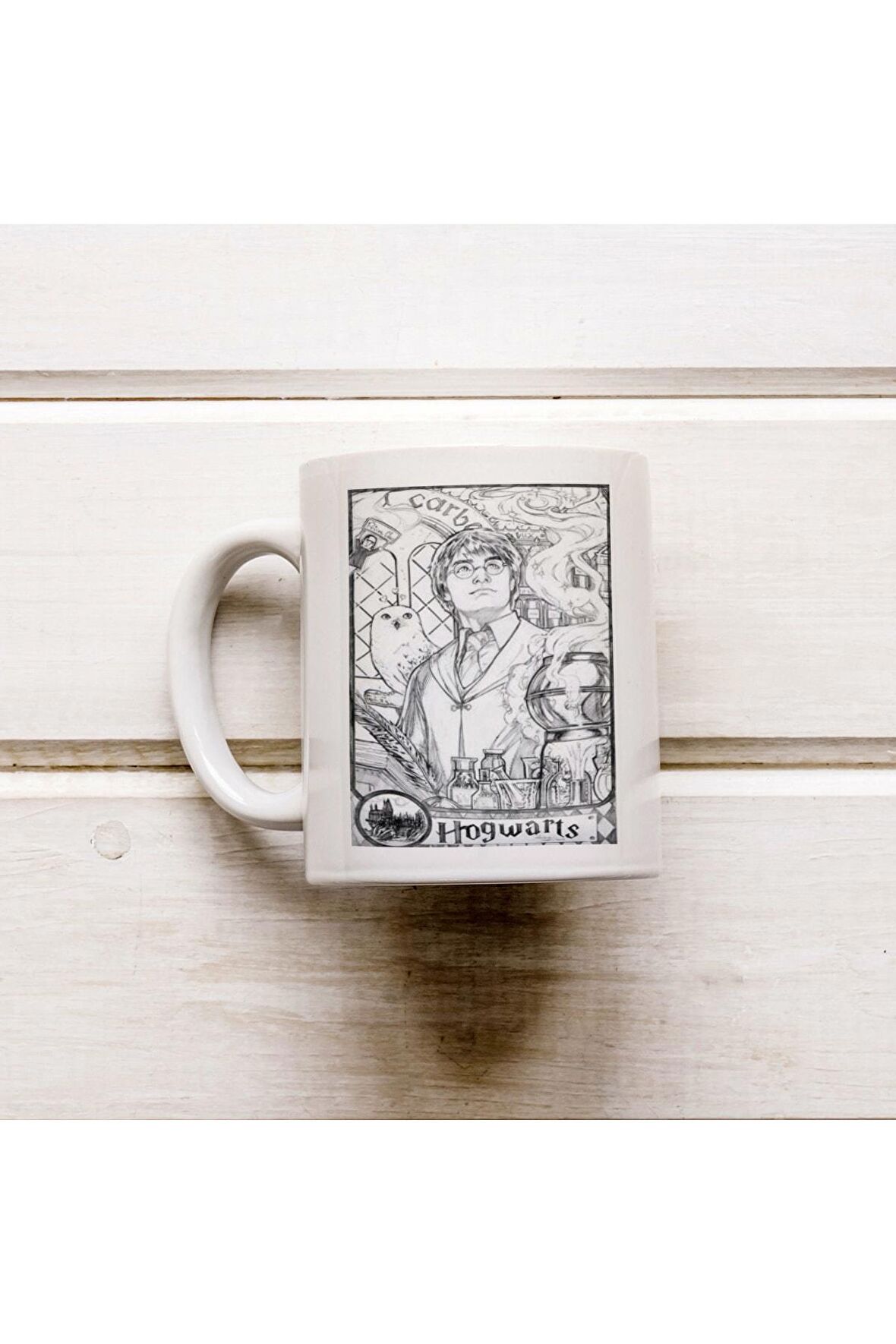 Hogwarts Harry Potter Baskılı Kupa Bardak