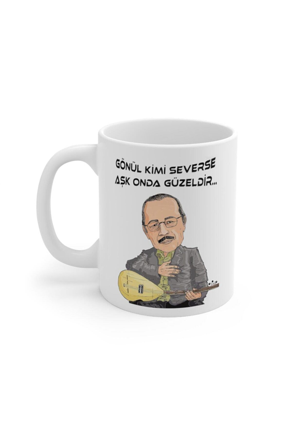 Neşet Ertaş Bozkırın Tezenesi Baskılı Kahve Kupası