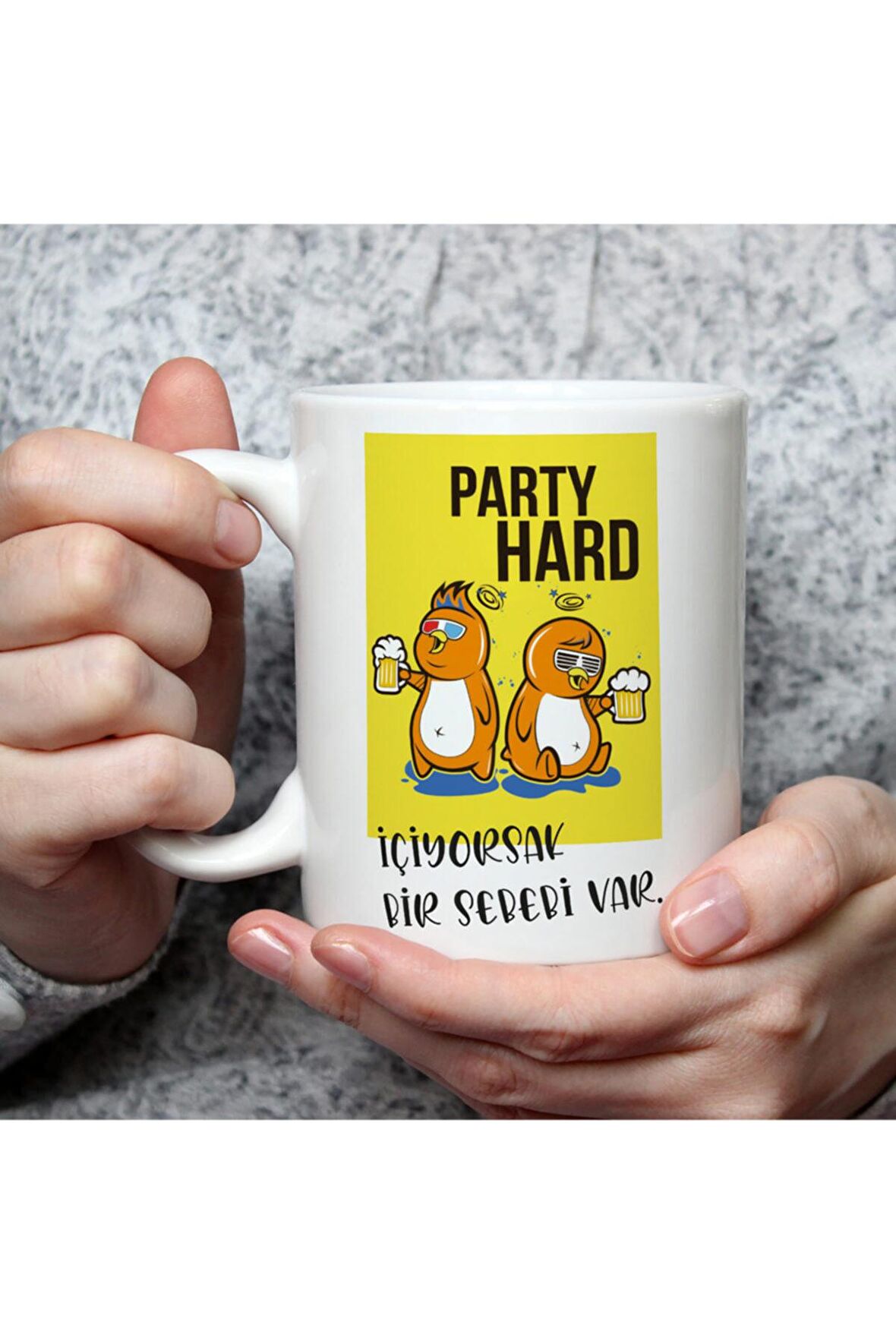 Hediye Içiyorsak Bir Sebebi Var Baskılı Kupa Bardak 6328