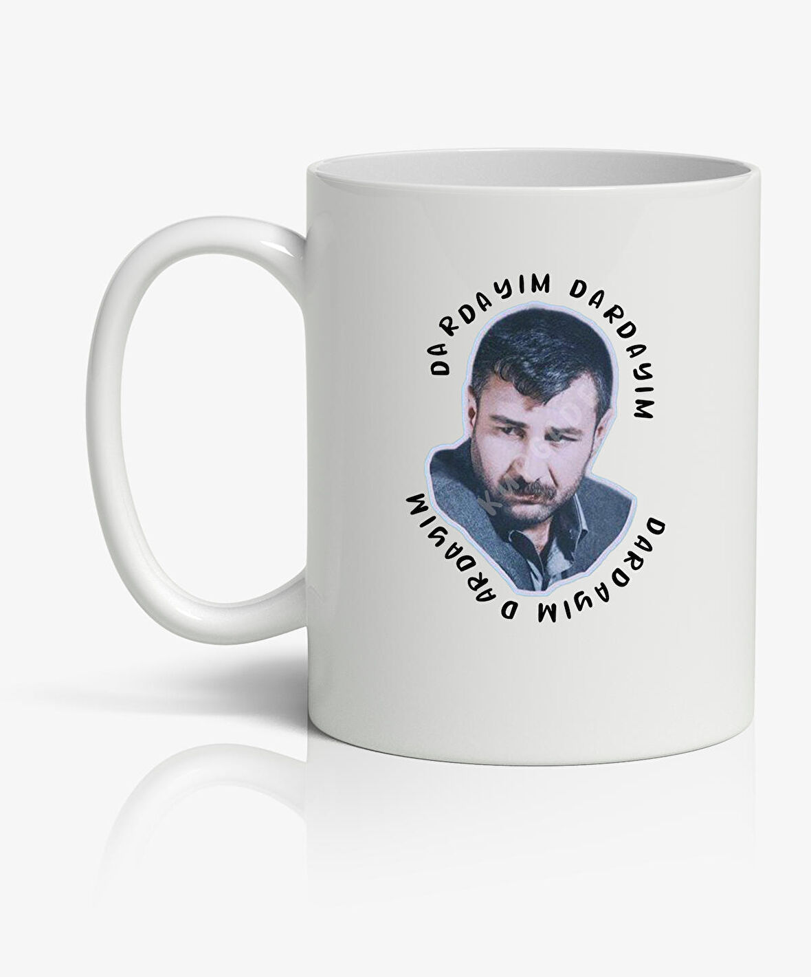 Azer Bülbül Dardayım Baskılı Kupa Bardak