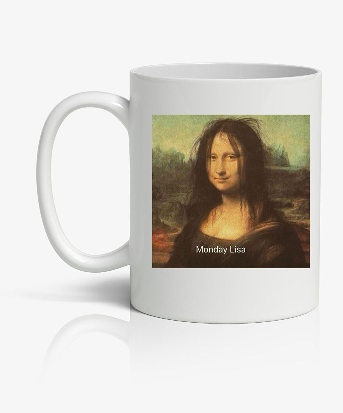 Monday Lisa Baskılı Kupa Bardak