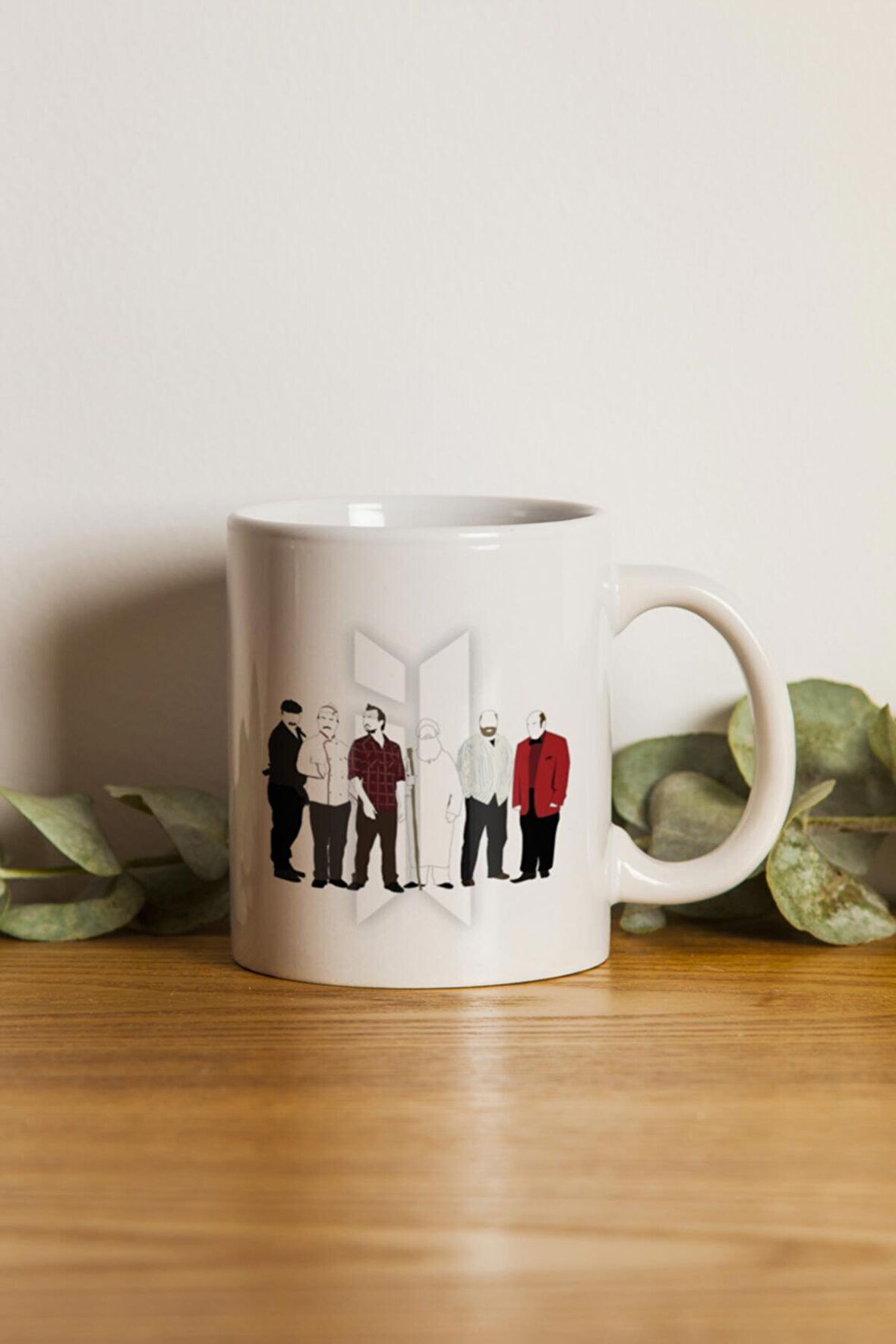 Porselen - Leyla Ile Mecnun Tasarım Kupa Bardak- Makinede Yıkanabilir