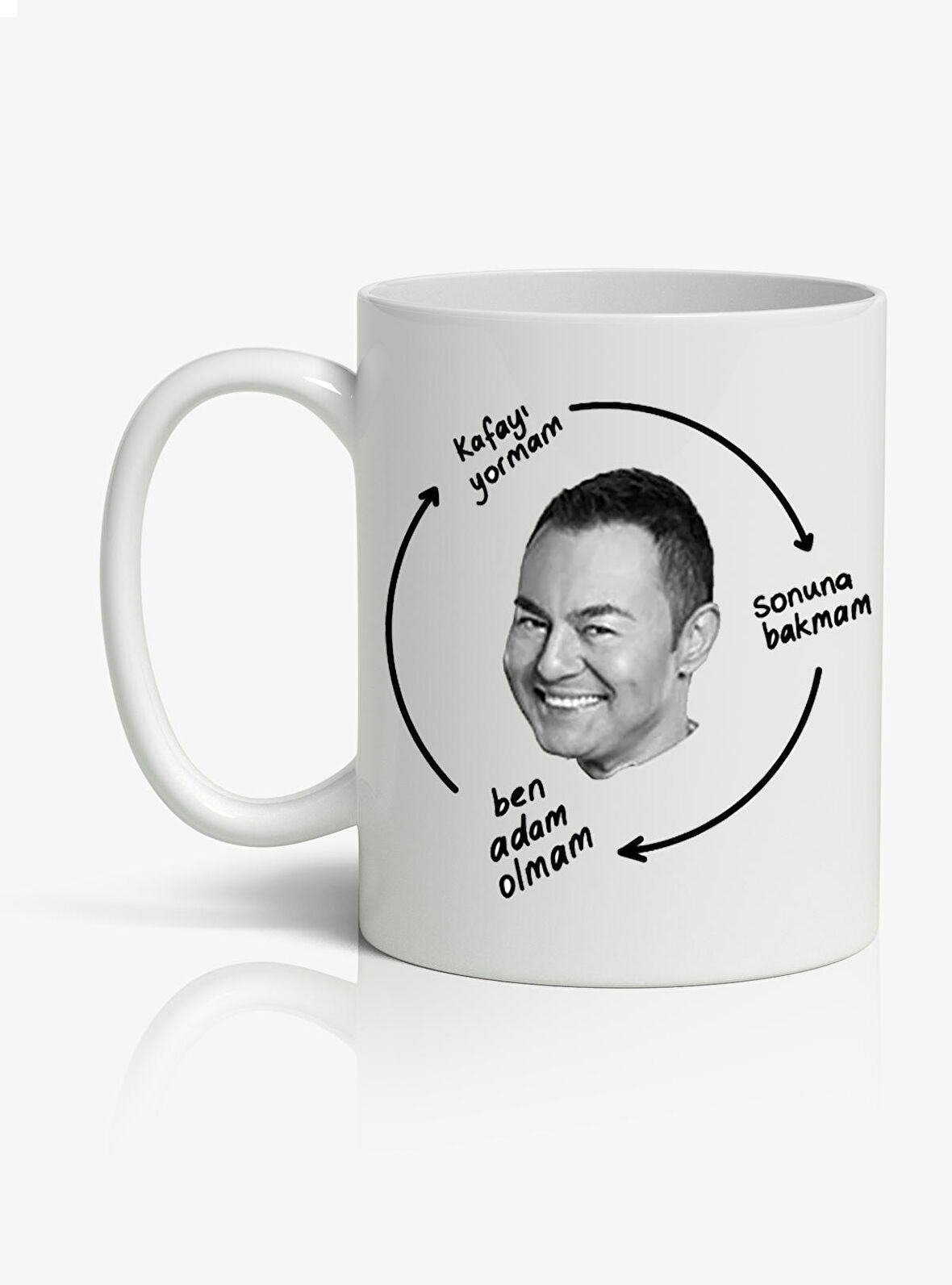 Serdar Ortaç Kafayı Yormam Baskılı Kupa Bardak