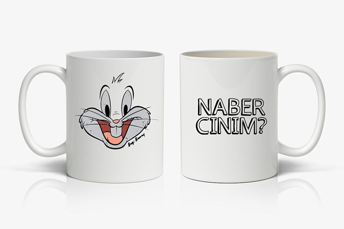 Bugs Buny Naber Cınım Baskılı Kupa Bardak
