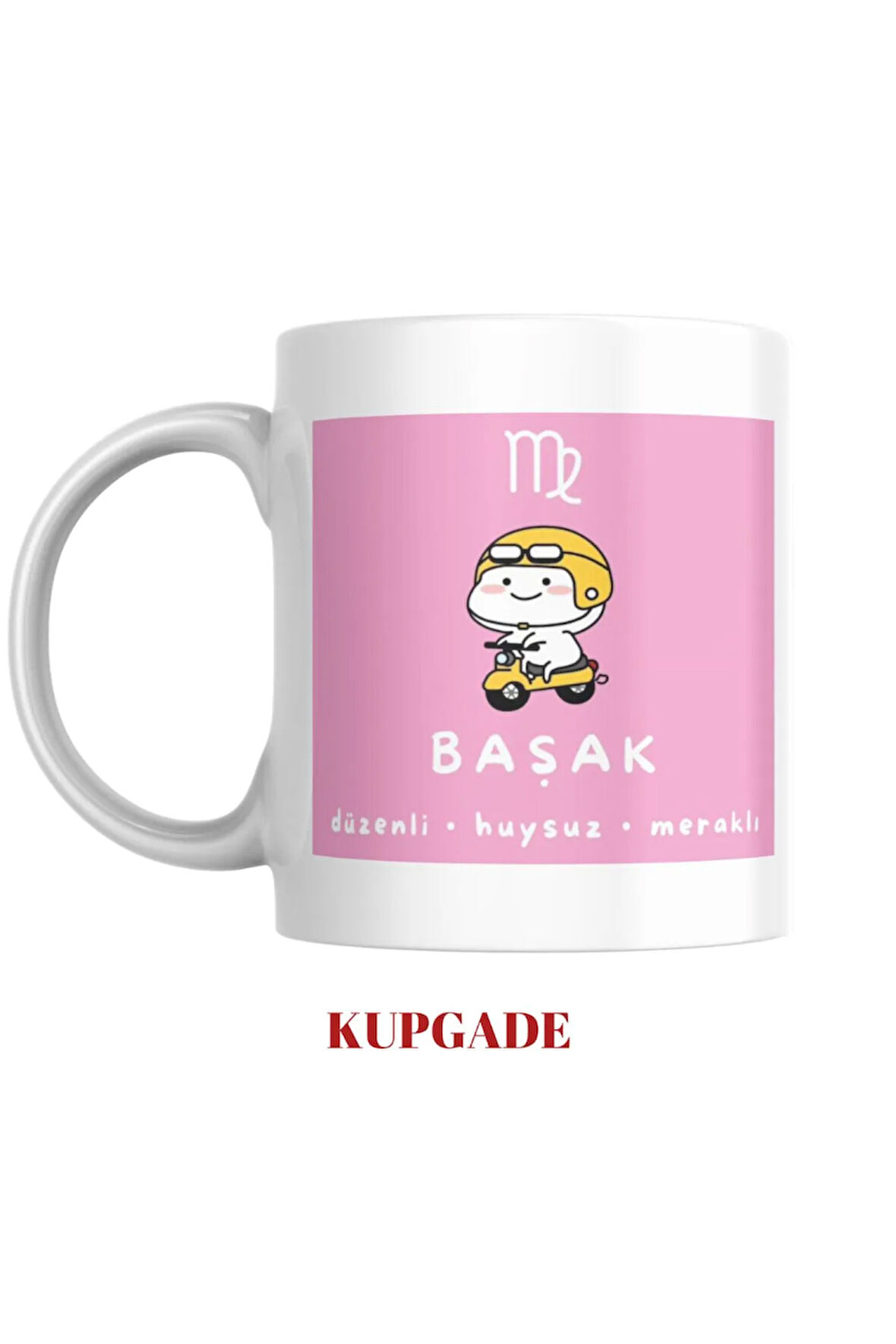 Komik Figüranlı Burç Baskılı Kupa Bardak