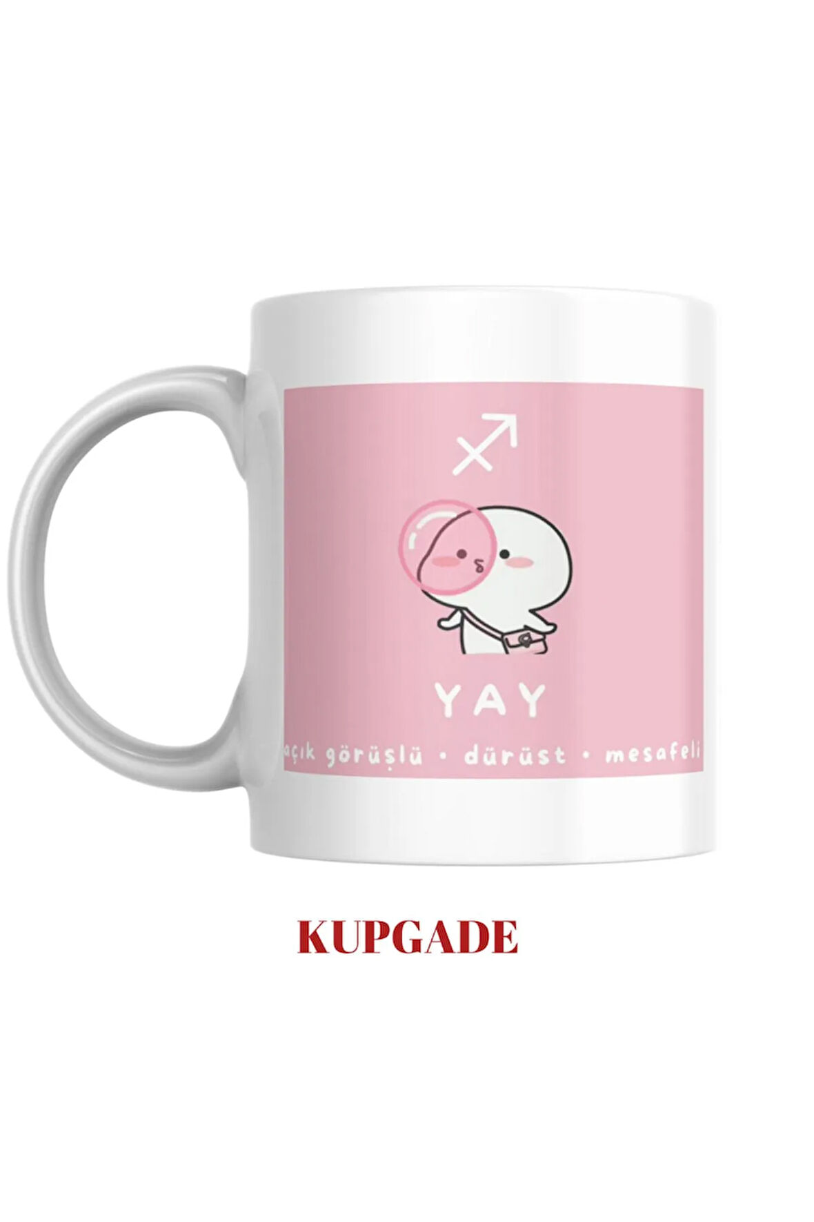 Komik Figüranlı Burç Baskılı Kupa Bardak