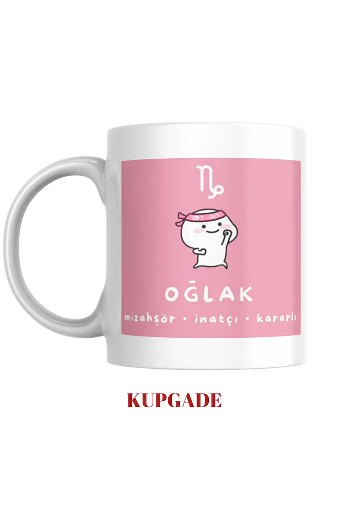 Komik Figüranlı Burç Baskılı Kupa Bardak