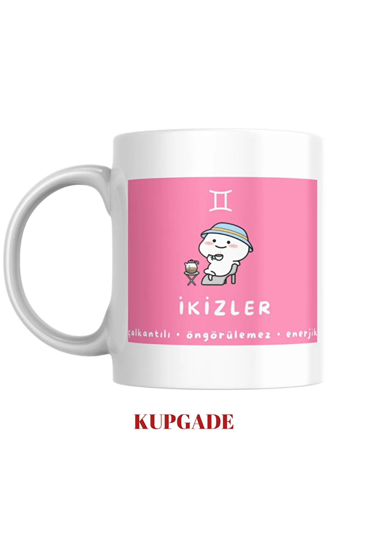 Komik Figüranlı Burç Baskılı Kupa Bardak