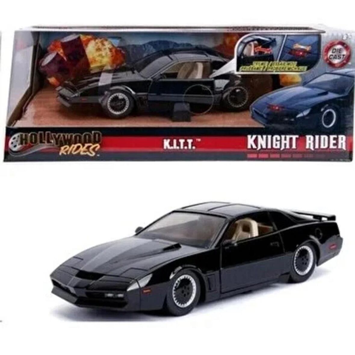 Jada 1/24 Knighr Rider 1982 Pontiac Kitt Kara Şimşek 