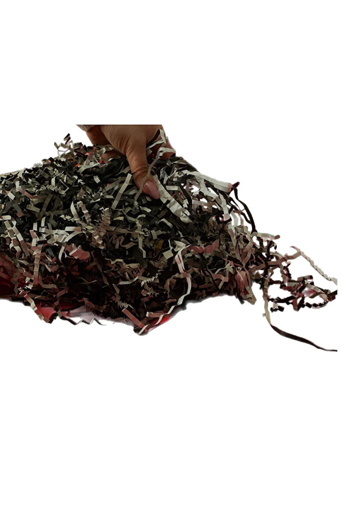 Siyahbeyaz Kırpık Kağıt 100 Gr | Z Zigzag Kutu Dolgu ve Süsleme Kağıdı | Hediye Kutusu İçin