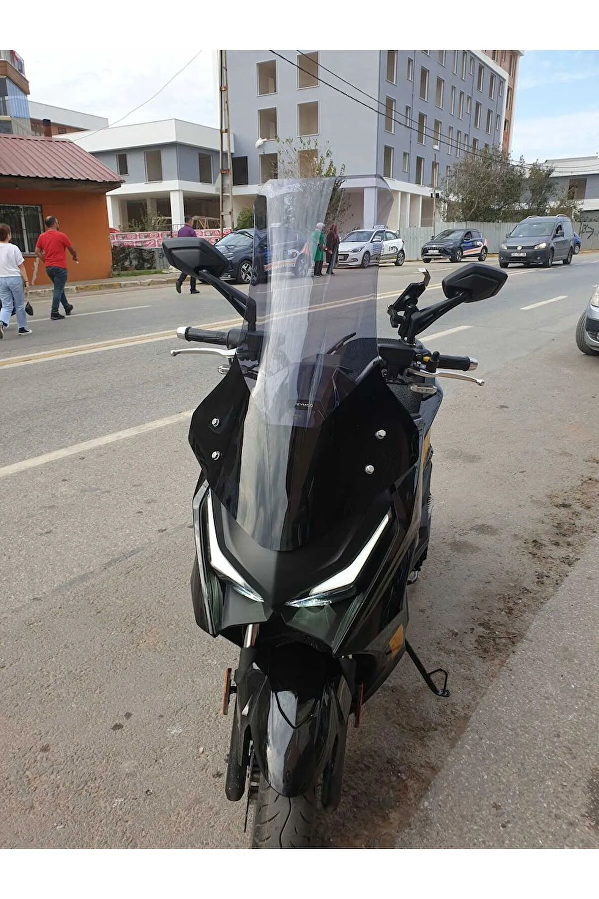 Kymco Krv 200 Siperlik Ön Cam 2022 2024 Model 75cm Açıkfüme Renkli 4mm UZUN CAM
