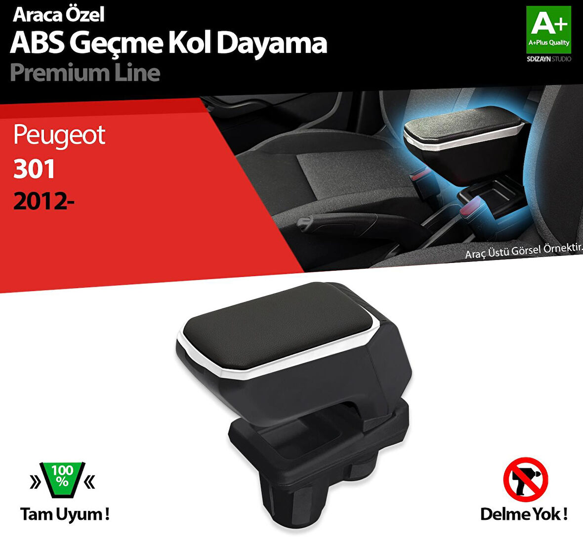 Peugeot 301 Kol Dayama Kolçak Geçmeli ABS 2012 Üzeri