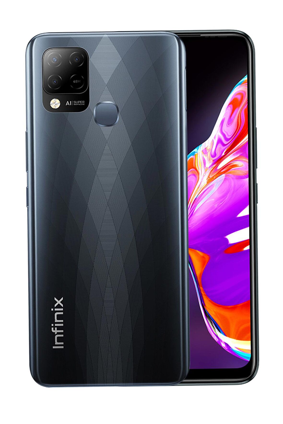 Infinix Hot 10T Siyah 128 GB 4 GB Ram 6.82 İnç 48 MP Akıllı Telefon