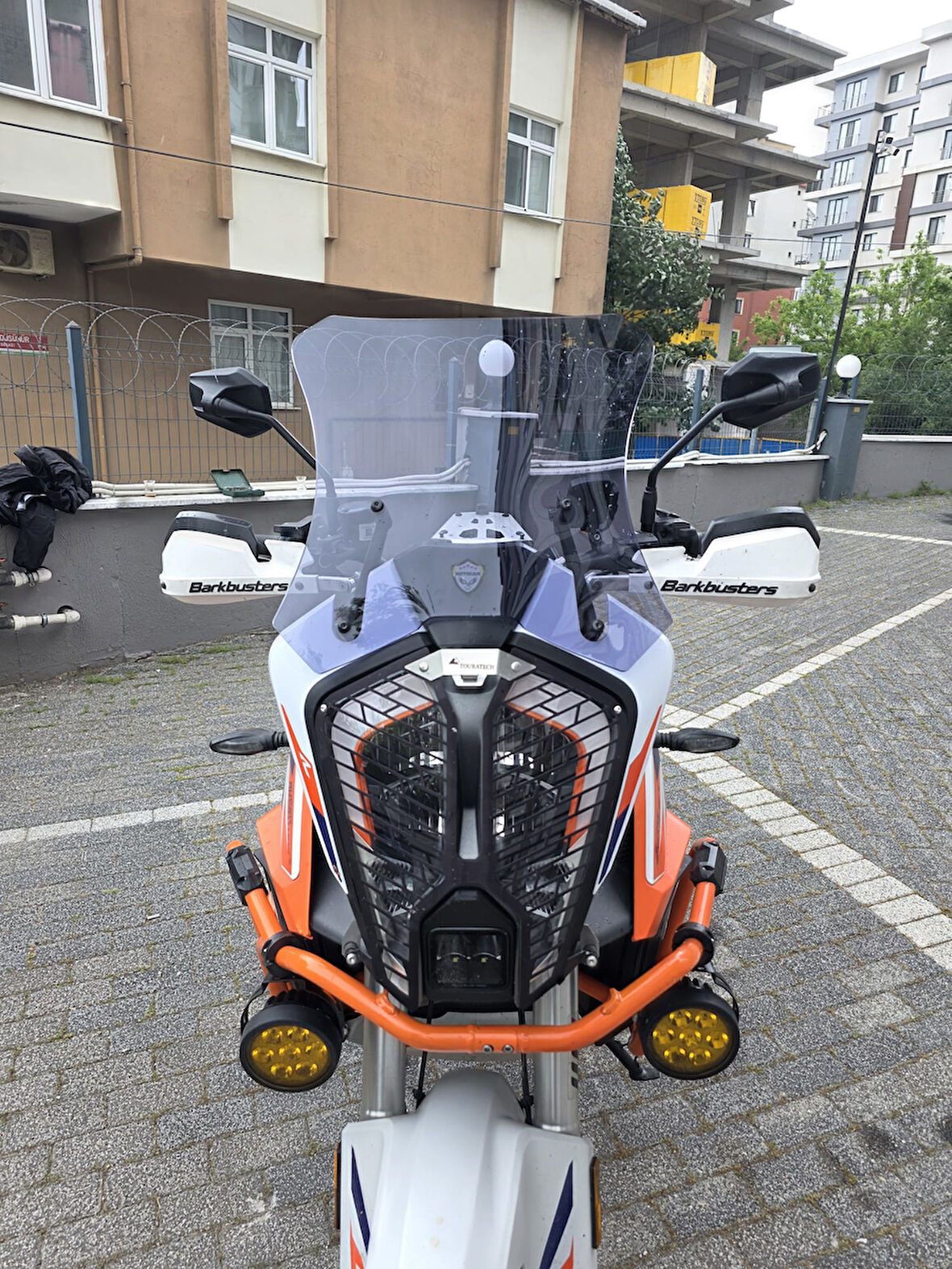 MOTOCAM KTM 1290 Super Adventure Siperlik Ön Cam 2021-2025 Model 41cm Füme Renkli
