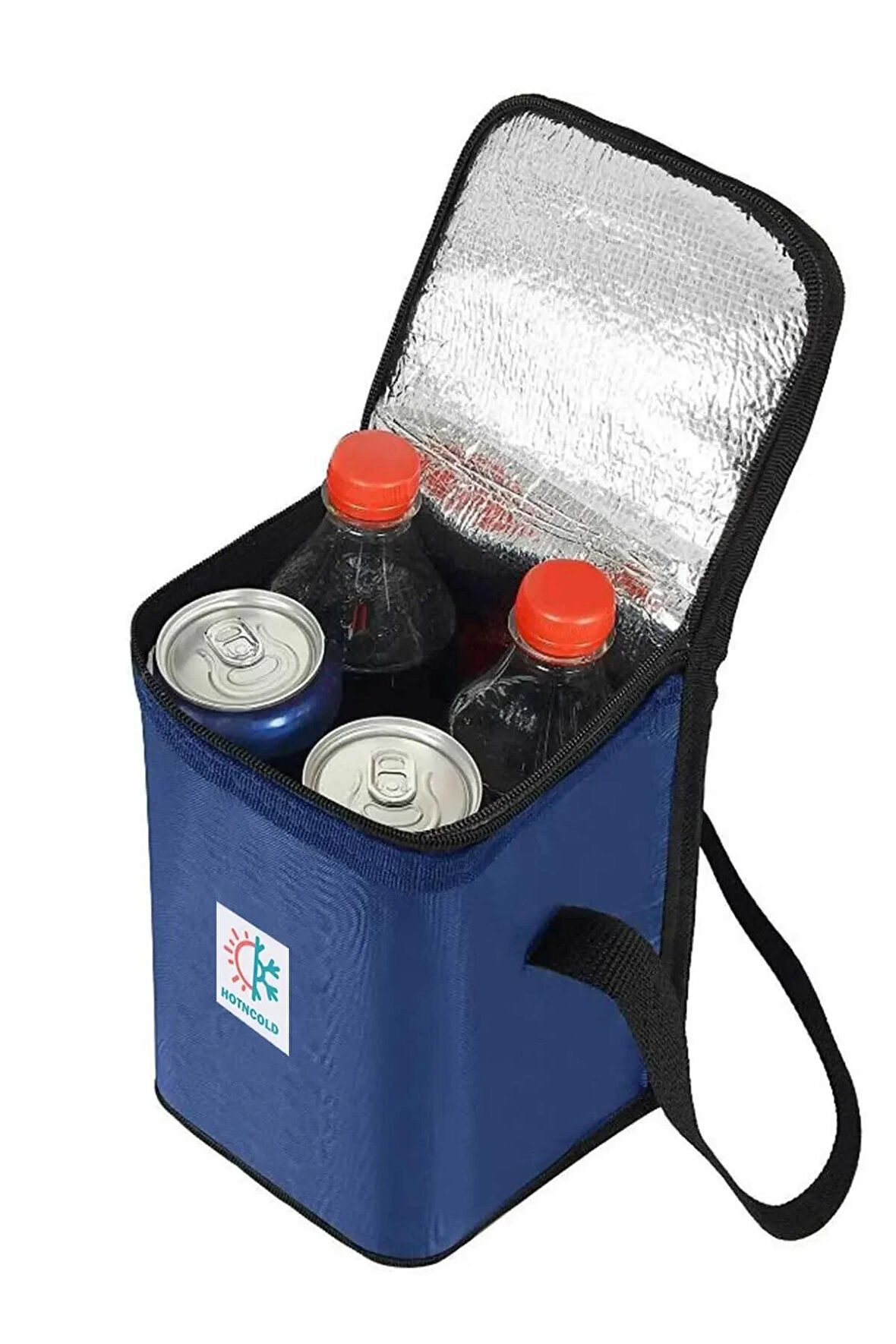 Plaj Piknik, Kamp Çantası , 6 Litre, Termal Korumalı - Mavi (SICAK SOĞUK TERMAL ÇANTA)