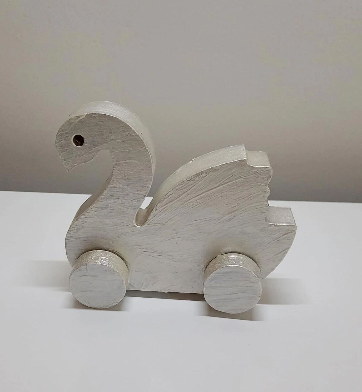 Doğum Günü Hediyesi Ev Hediyesi Ofis Dekor Hediyesi Ahşap Oyuncak Zarif Kuğu