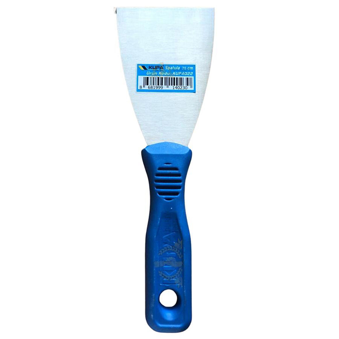 Kupa Plastik Saplı Çelik Spatula - 7 cm.