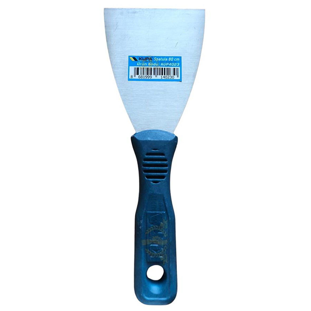 Kupa Plastik Saplı Çelik Spatula - 8 cm.