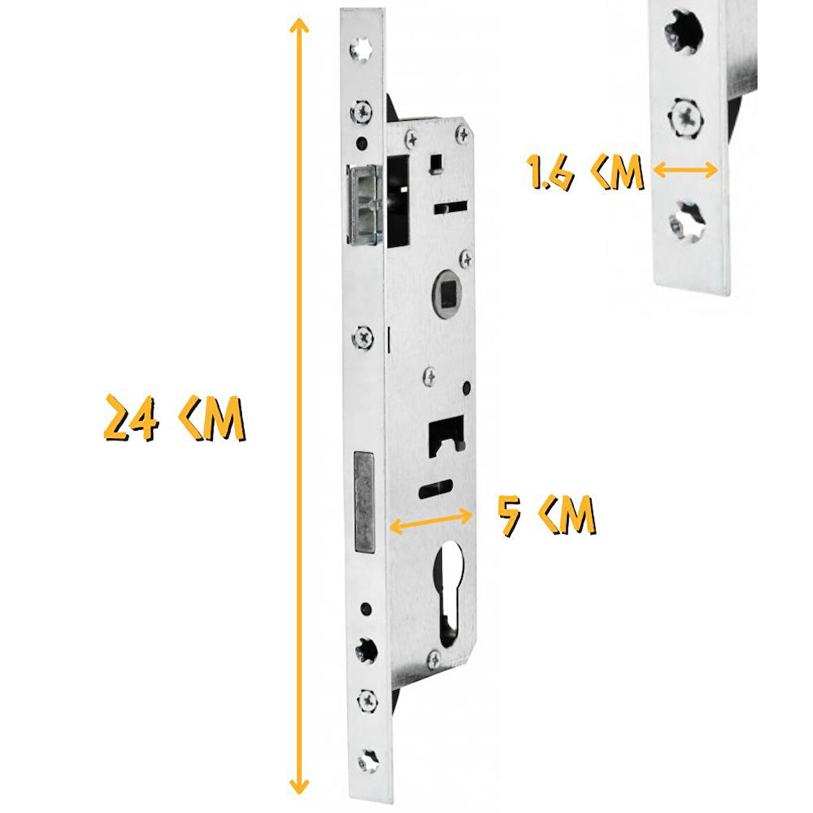 Kupa Yale Barelli PVC Kapı Kilidi