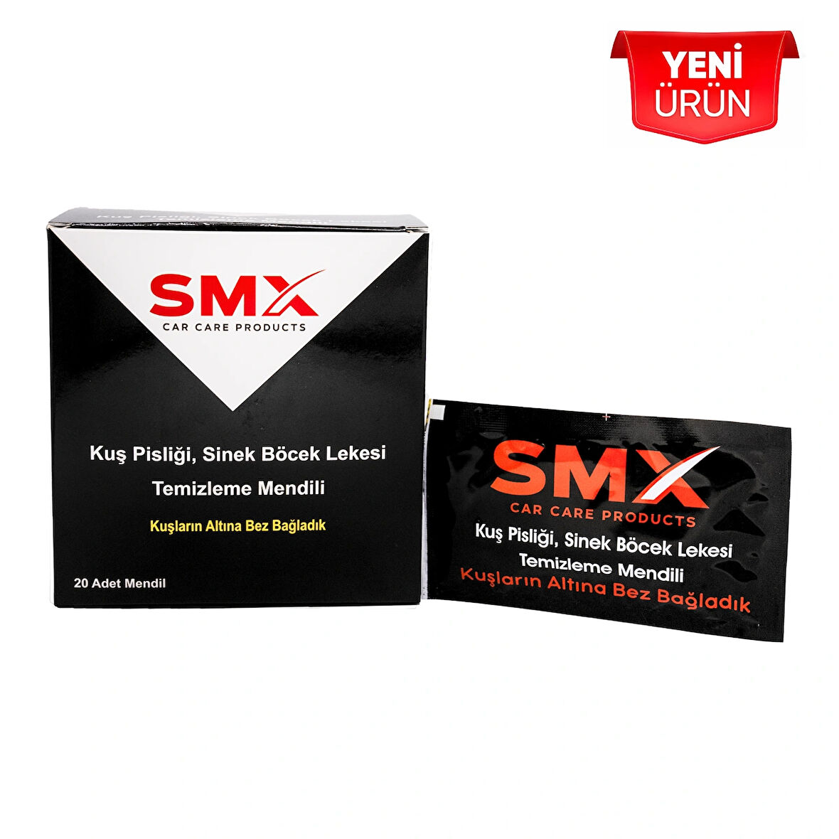 Kuş Pisliği, Sinek Böcek Lekesi Temizleme Mendili