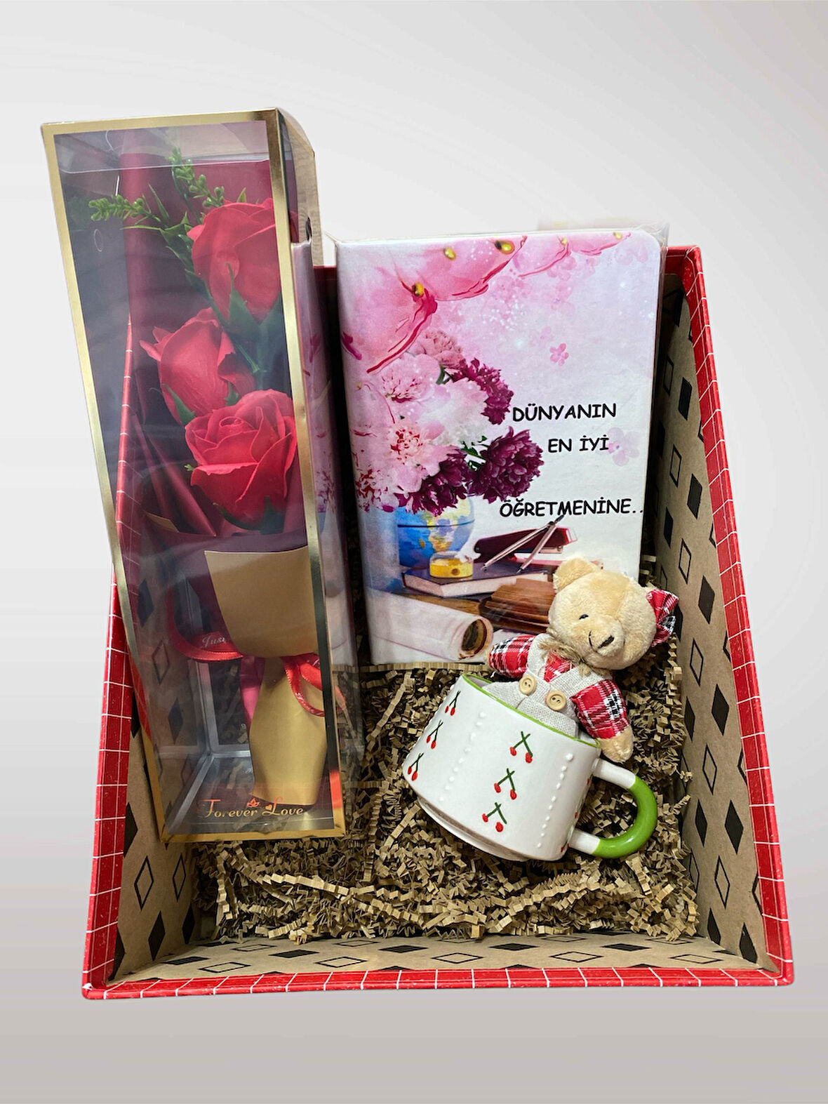 ÖĞRETMEN GÜNÜ Temalı Konsept Kutu Hediye Kutusu 